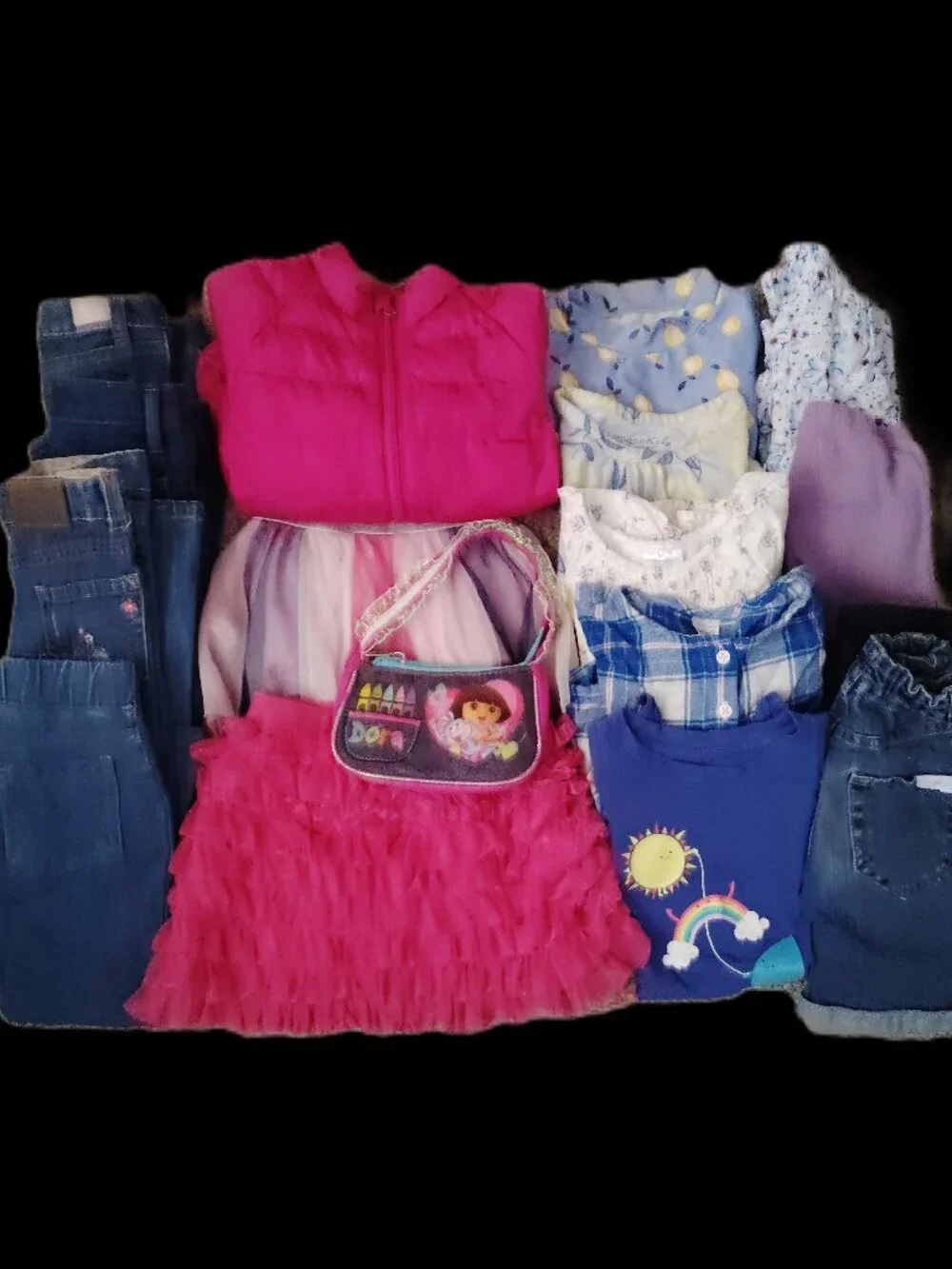 HUGE LOT OF CLOTHES TOPS JEANS JACKET OUTFITS OLD NAVY LIMITED TOO~GIRLS SIZE 3T